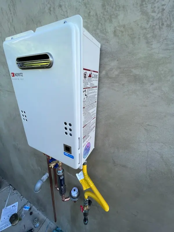 Tankless water heater installation for Helixville homes